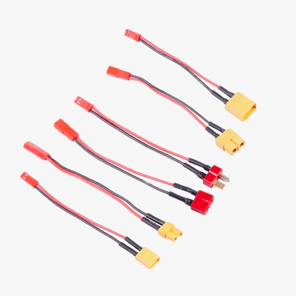 Drone Rc Not Connected - สายเชื่อมต่อแบตเตอรี่ LiPo แบบ T-to-XT60/XT30 เป็น JST