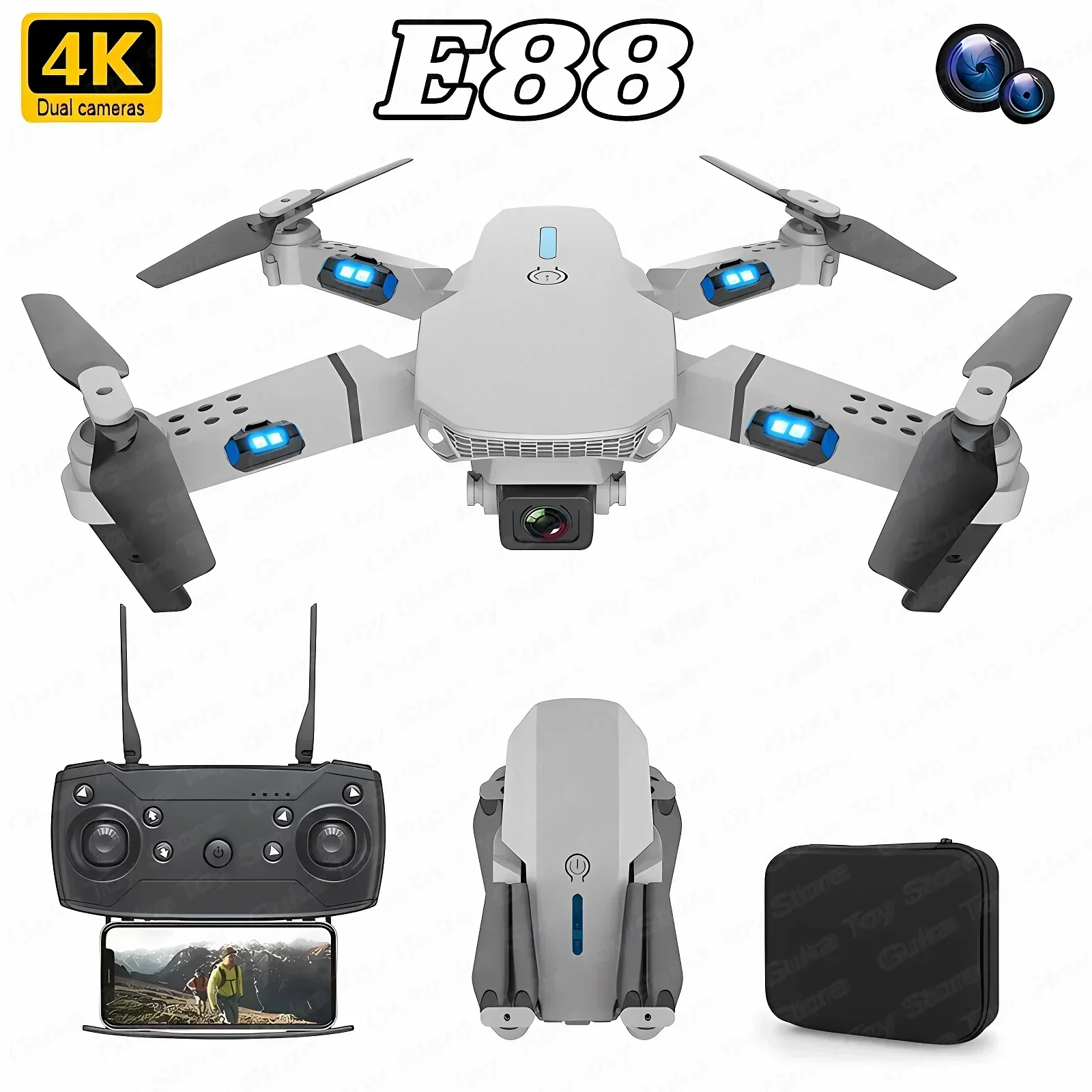 Drone Rc Not Connected - โดรน E88 Pro Wifi Fpv รุ่นใหม่