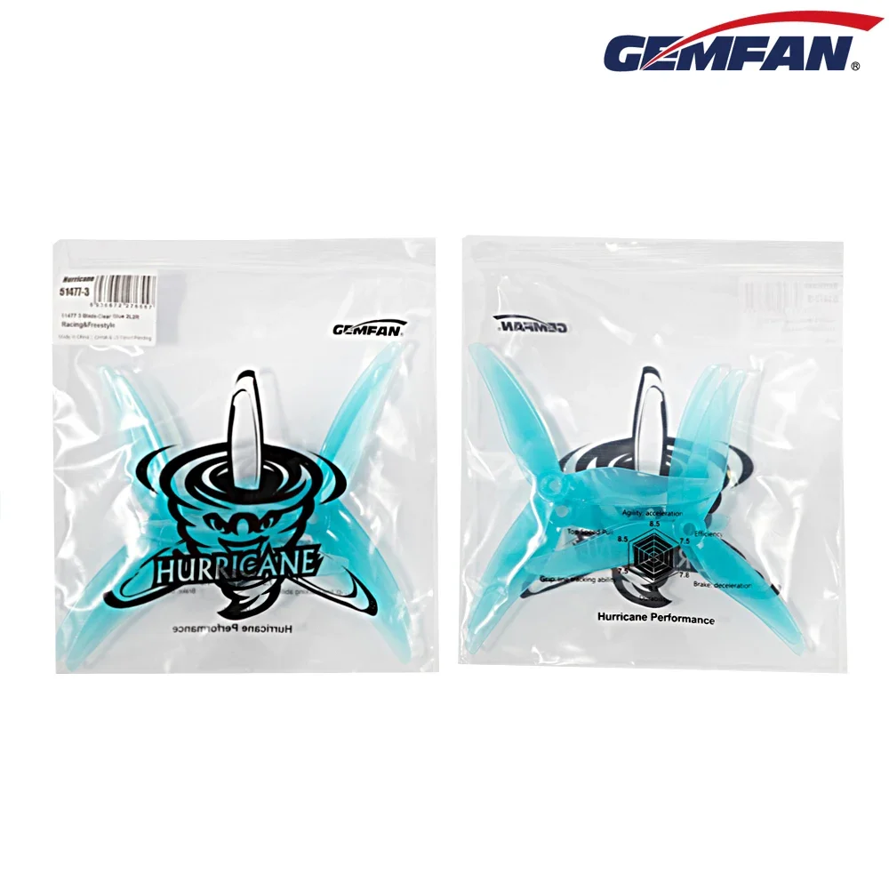 Drone Rc Parts - ใบพัด Gemfan JB Hurricane 51477 แบบ