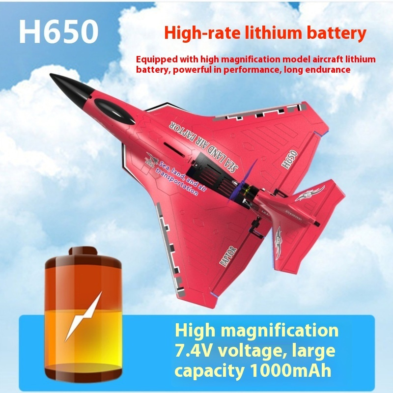 Rc Wing Glider - เครื่องบินบังคับวิทยุ H650 ขนาดใหญ่ กันน้ำ ทนทานต่อการตกกระแทก บินได้ทั้งบนบกและอากาศ
