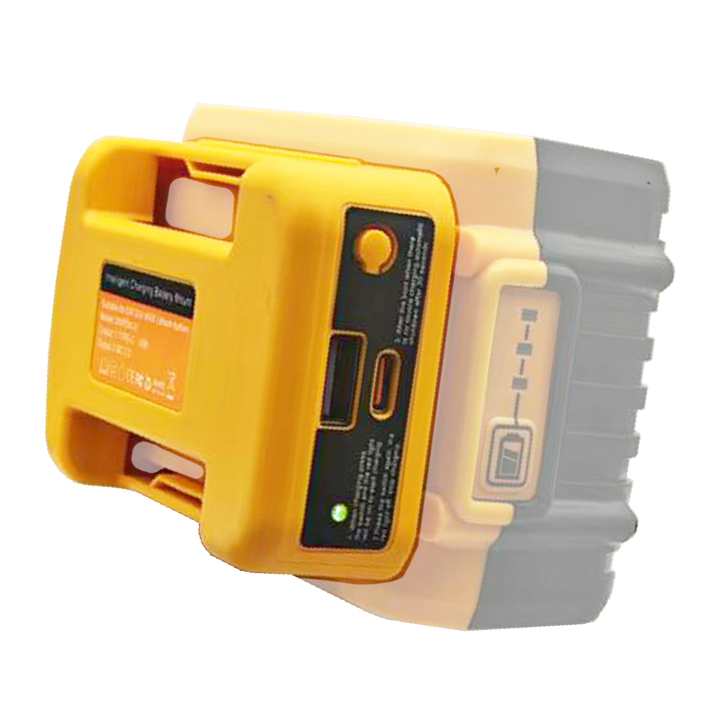Drone Xl Rc - อะแดปเตอร์แปลงไฟ USB Type C สำหรับแบตเตอรี่ DeWalt