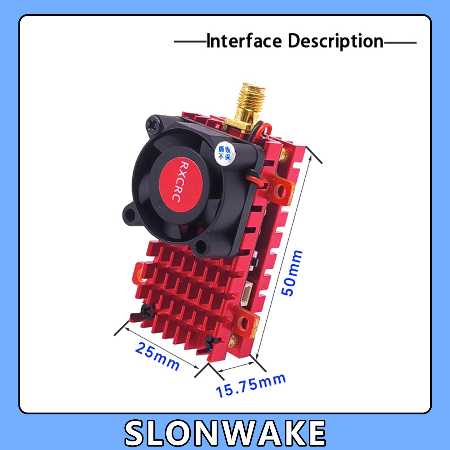 SLONWAKE 5.8G 2W VTX FPV กล้อง - Drone Rc Harness บทวิจารณ์และราคา
