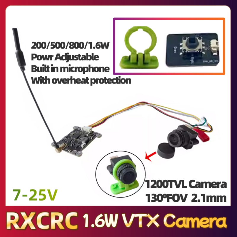 โมดูล RXCRC 5.8G 48CH 1.6W VTX - Drone Rc Toy บทวิจารณ์และราคา