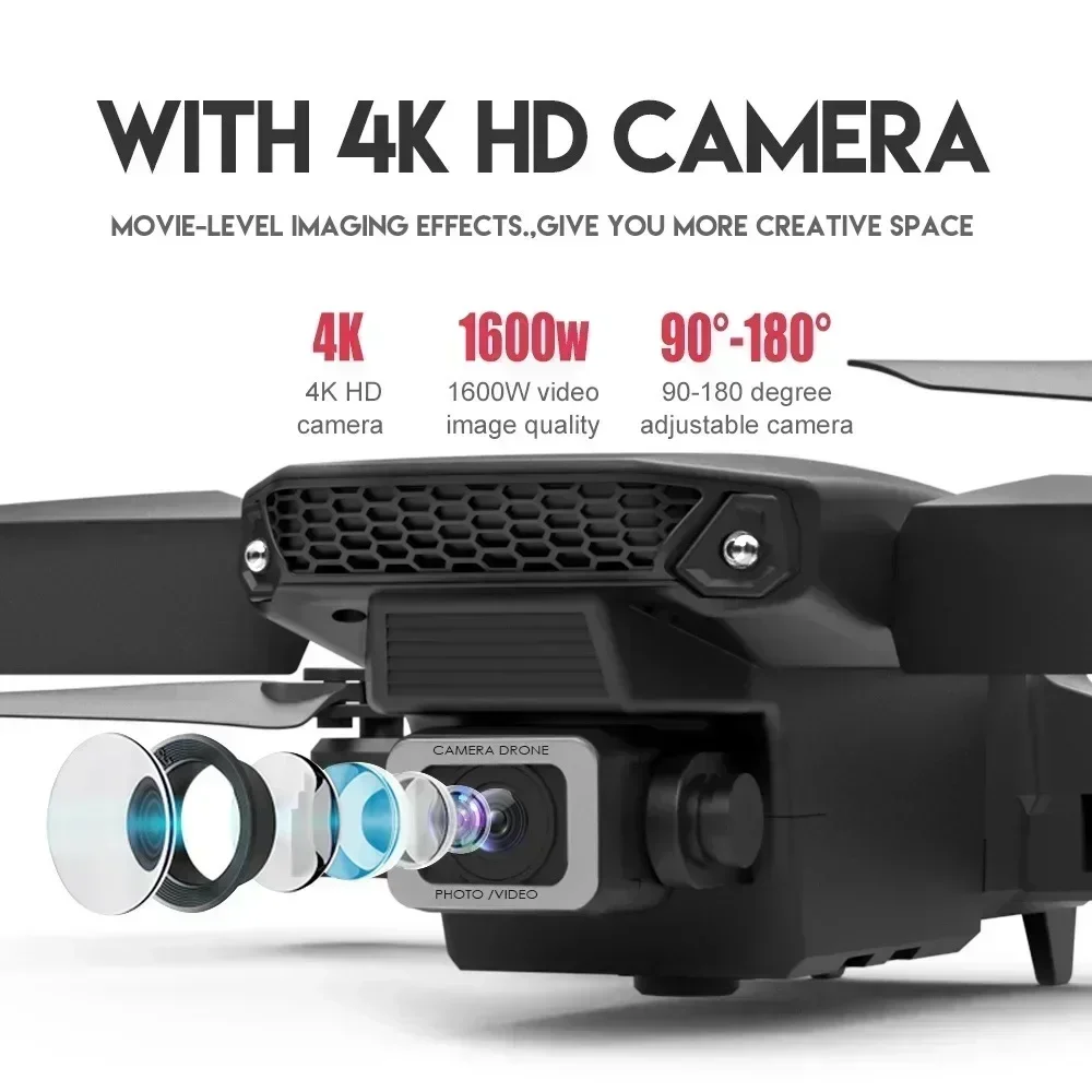 โดรน E88 Pro Wifi Fpv รุ่นใหม่ - Drone Rc Not Connected บทวิจารณ์และราคา