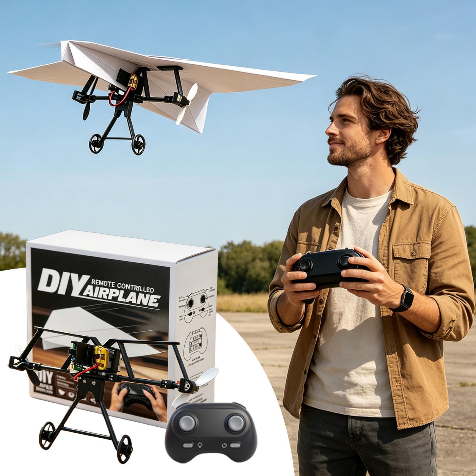 ชุดเครื่องบินกระดาษ DIY RC พร้ - Drone Rc Aircraft บทวิจารณ์และราคา