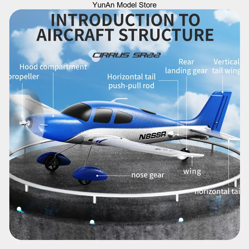 QIDI 580 เครื่องบินบังคับวิทยุ - Rc Wing Glider บทวิจารณ์และราคา