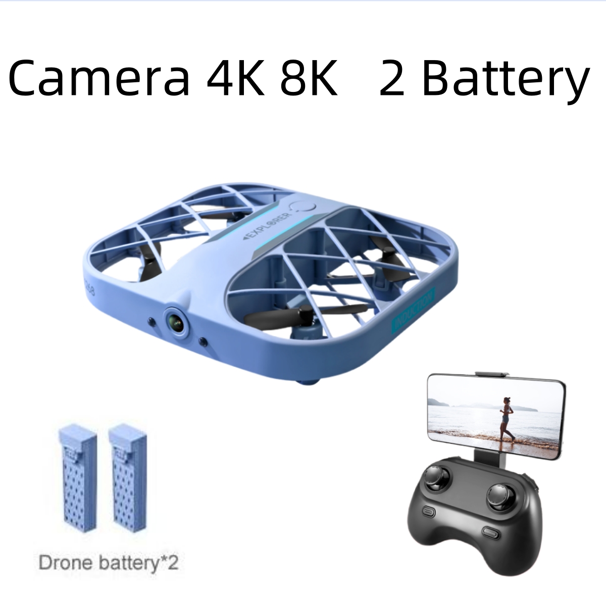 โดรน JJRC H107 FPV RC พร้อมแบต - Drone Rc Harness บทวิจารณ์และราคา